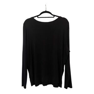 Talbots Classic Black Long Sleeve Top